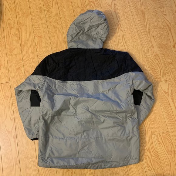 Boys Grey Black Winter Jacket Coat Windbreaker 12